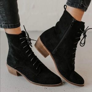 Roolee Cassandra Black Booties